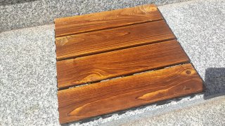 Losetas para suelo exterior de madera