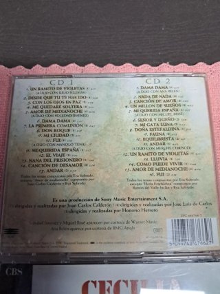 CD Cecilia - 20 Grandes Canciones