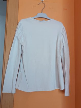 Camiseta niña blanca con muñeca talla 9