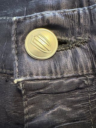 Pantalón ampio anni 2000 blu