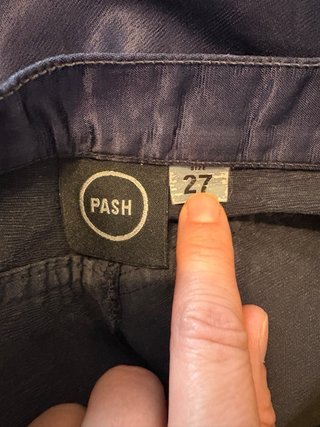 Pantalón ampio anni 2000 blu