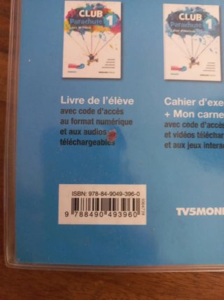 Club Parachute 1, méthode de français Livre de ...
