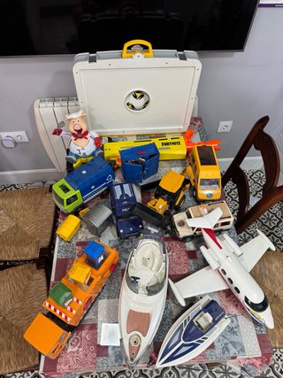 Lote Juguetes: Camión, Barco, Avión, Coche
