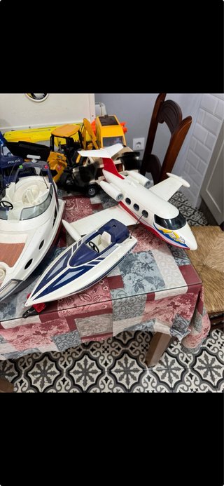 Lote Juguetes: Camión, Barco, Avión, Coche