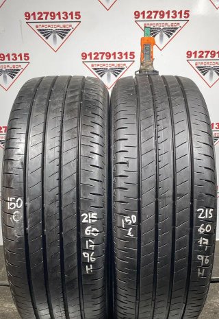 215 60 17 H BRIDGESTONE RUEDA AL 90% VIDA UTIL