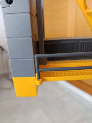 Grúa de construcción Playmobil amarilla