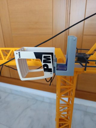 Grúa de construcción Playmobil amarilla