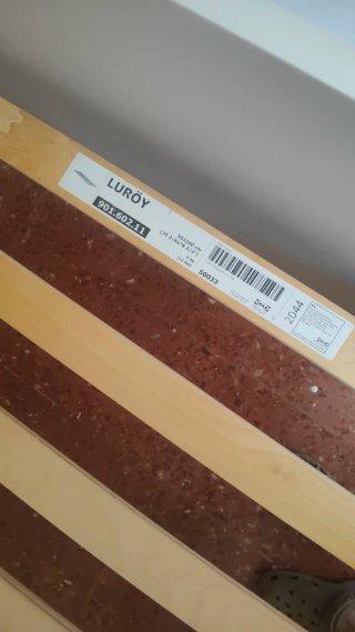Cama individual blanca Ikea