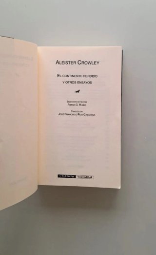 El continente perdido, Aleister Crowley, Valdemar