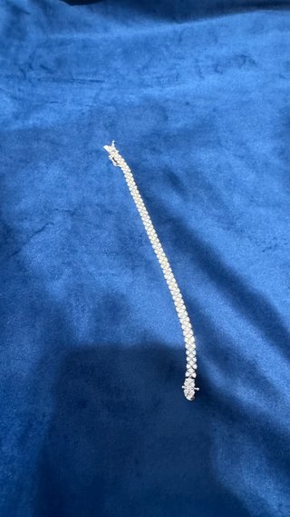 Pulsera de plata 925 y moissanita 5.2 mm