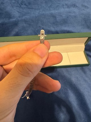 Pulsera de plata 925 y moissanita 5.2 mm