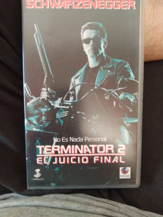 Cinta VHS Terminator 2 El Juicio Final