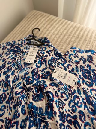 Conjunto Zara Camisa y Pantalón Estampado