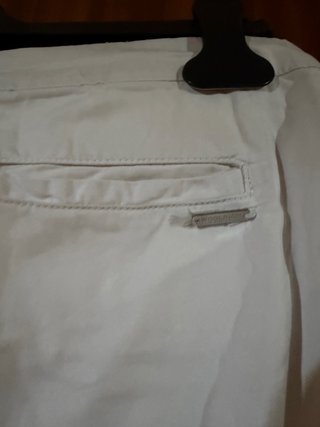 Pantaloni Woolrich bianchi in cotone
