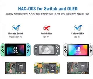Batteria HAC-003 per Nintendo Switch 4310 mAh new