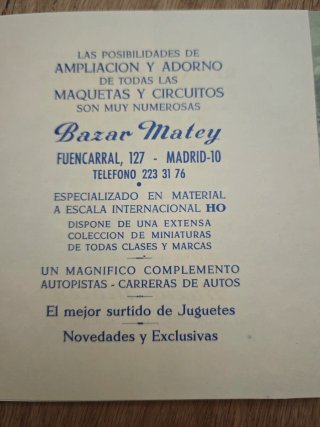 Catálogo Maquetas Ferroviarias Märklin 1966