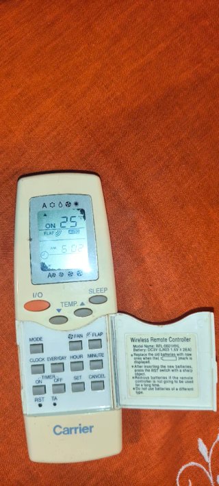 Telecomando Carrier RFL-0601HHL C Originale