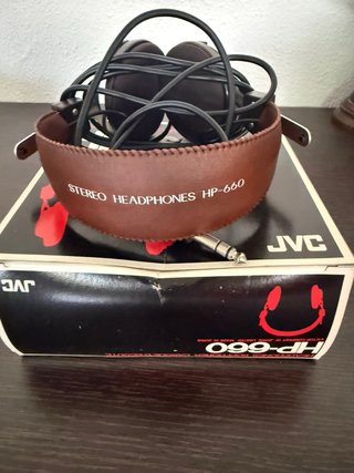 Auriculares JVC HP-660 Vintage Rojos
