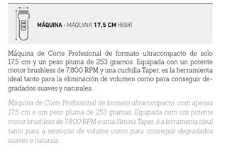 Máquina Corte JRL 3000C W-T White Taper Blade