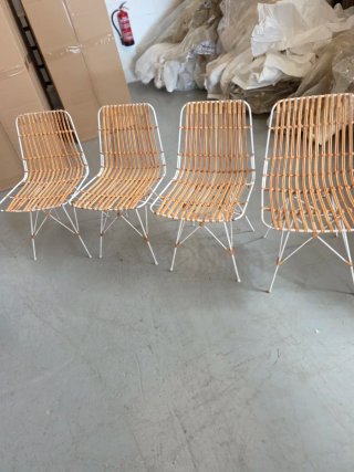 4 Sillas Rattan Exterior