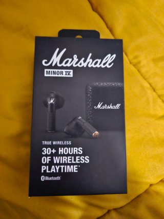 Marshall Minor IV Auriculares Inalámbricos Negros