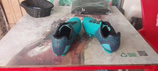 Zapatillas Ciclismo MTB Turquesa número 41