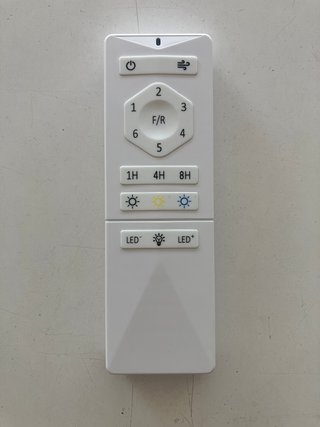 Ventilatore soffitto Led D.92 bianco + telecomando