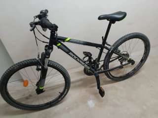 Bicicleta Rockrider 24 " Negra y Verde
