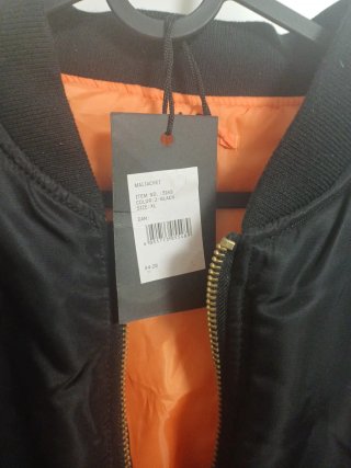 Chaqueta Bomber Negra Brandit