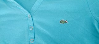 Polo Lacoste Mujer Azul