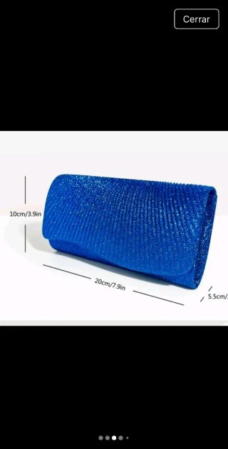 Bolso de mano azul