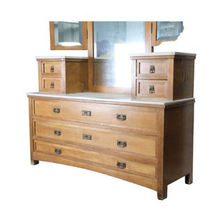 Mueble tocador madera siglo XX