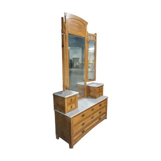 Mueble tocador madera siglo XX