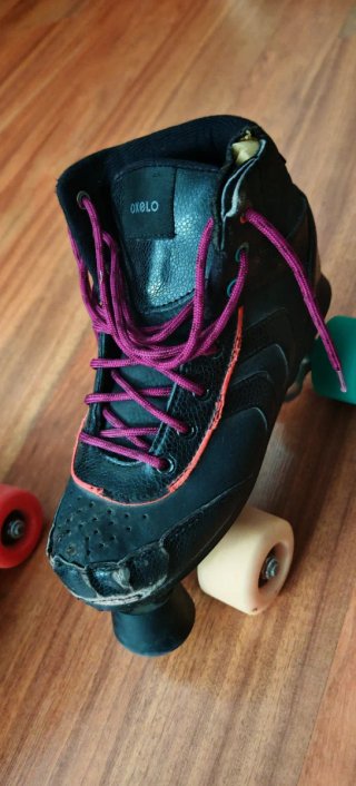 Patines Oxelo negros con Ruedas de colores