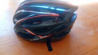 Casco Bicicleta/Patinete Negro Naranja