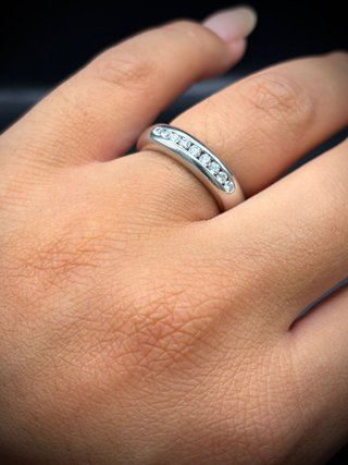 ANILLO ORO BLANCO 18K 6,24GR T12