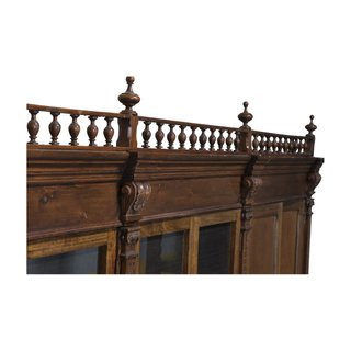 Mueble Farmacia Siglo XIX Madera y Cristal