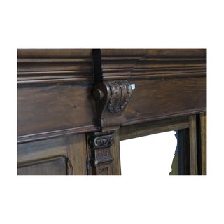 Mueble Farmacia Siglo XIX Madera y Cristal