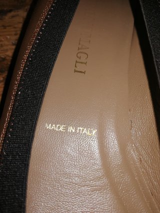 Baldinini Ballerine Beige e Nere Made in Italy