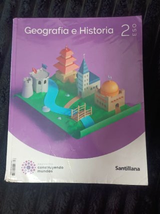 Libro geografía e historia 2⁰ESO.Santillana.
