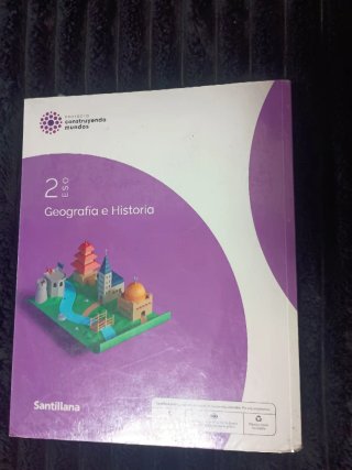 Libro geografía e historia 2⁰ESO.Santillana.