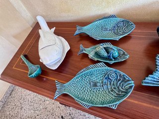 Vajilla Cerámica Japonesa Peces