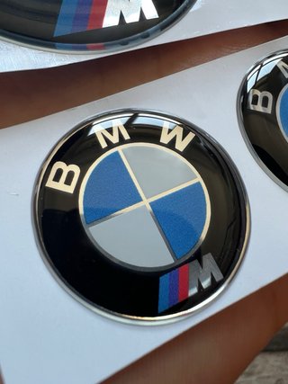 PEGATINAS GEL 3D MOTO BMW M LOGO TIJA DEPOSITO