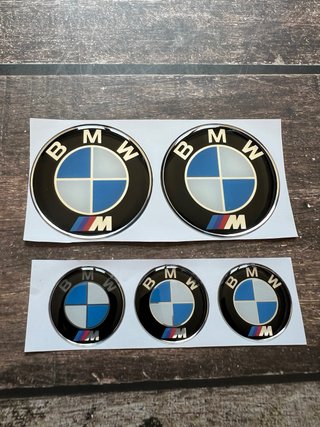 PEGATINAS GEL 3D MOTO BMW M LOGO TIJA DEPOSITO