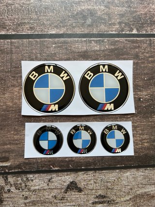 PEGATINAS GEL 3D MOTO BMW M LOGO TIJA DEPOSITO