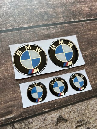 PEGATINAS GEL 3D MOTO BMW M LOGO TIJA DEPOSITO