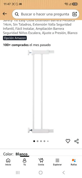 Barrera Seguridad Safety 1st Easy Escalera