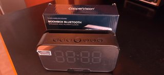 Altavoz Bluetooth y Reloj Despertador CooperVision