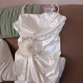 Vestido largo blanco Shein queda precioso