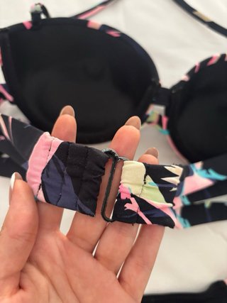 Bikini Push Up Estampado Tropical Talla M